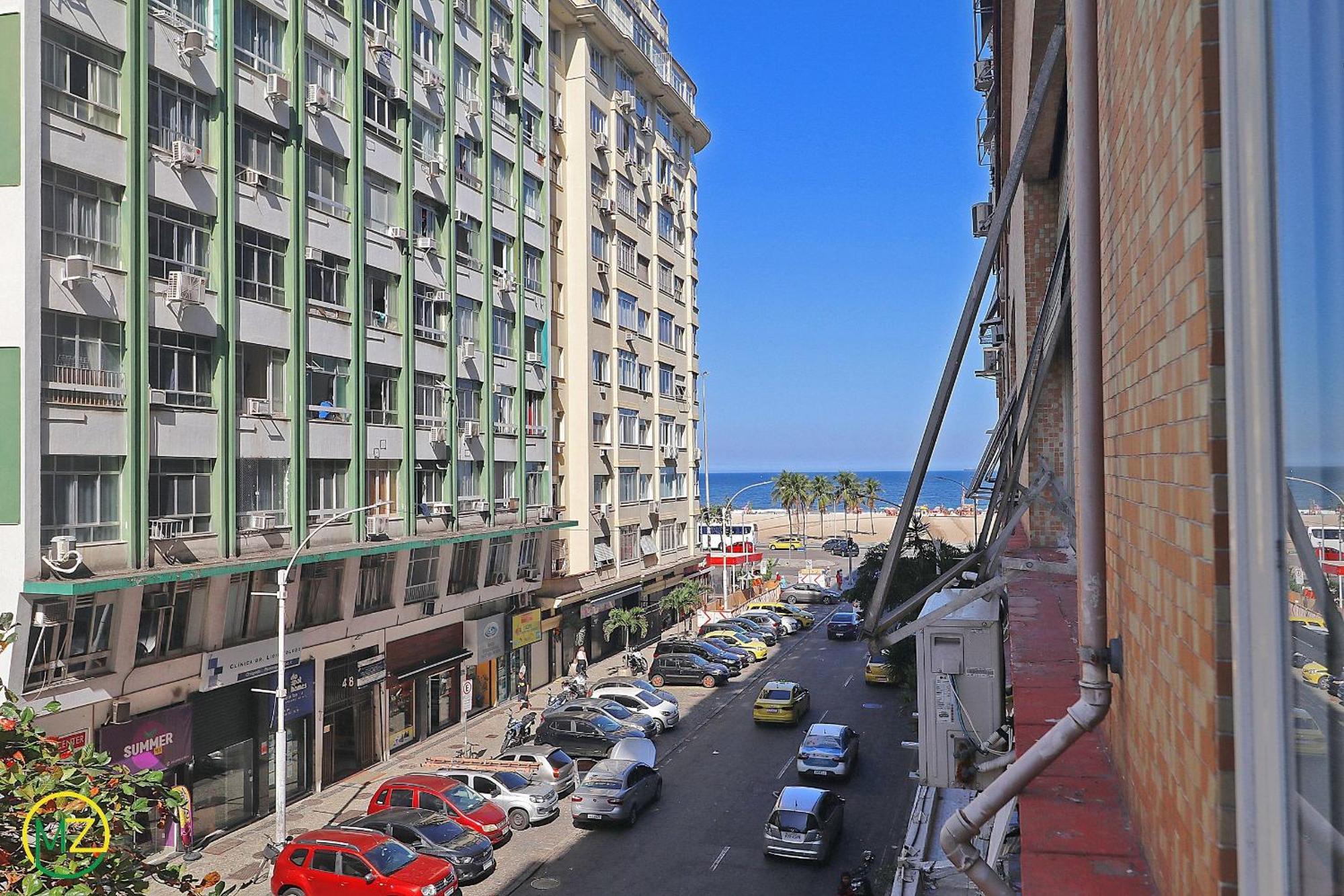 Studio Com Vista Lateral Para O Mar Em Copacabana Rio de Janeiro Exterior photo